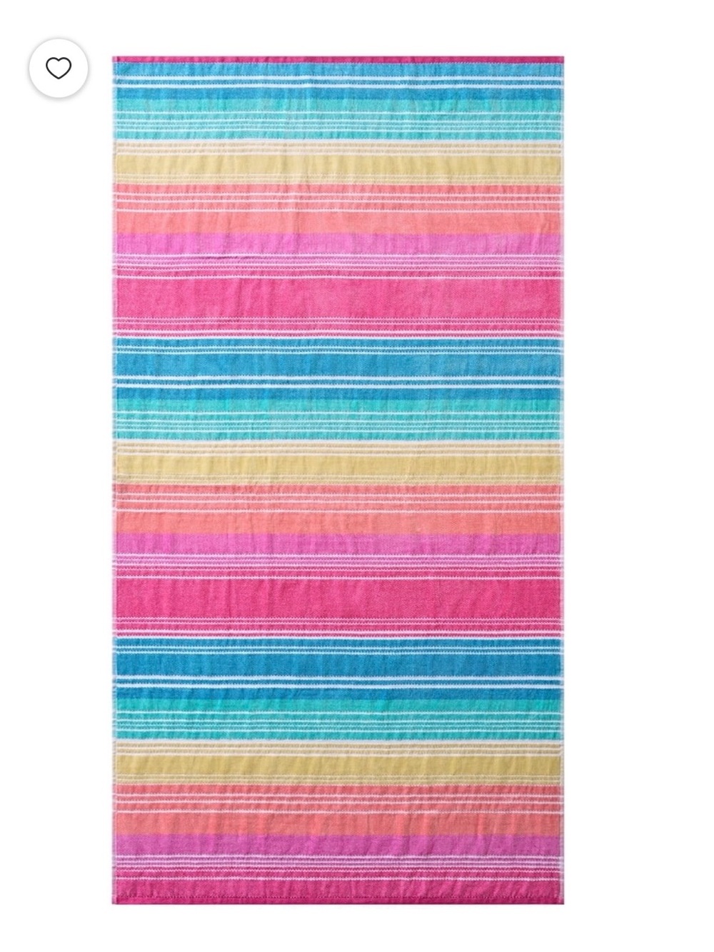 Better Homes And Gardens Multicolor Stripe Beach Towel